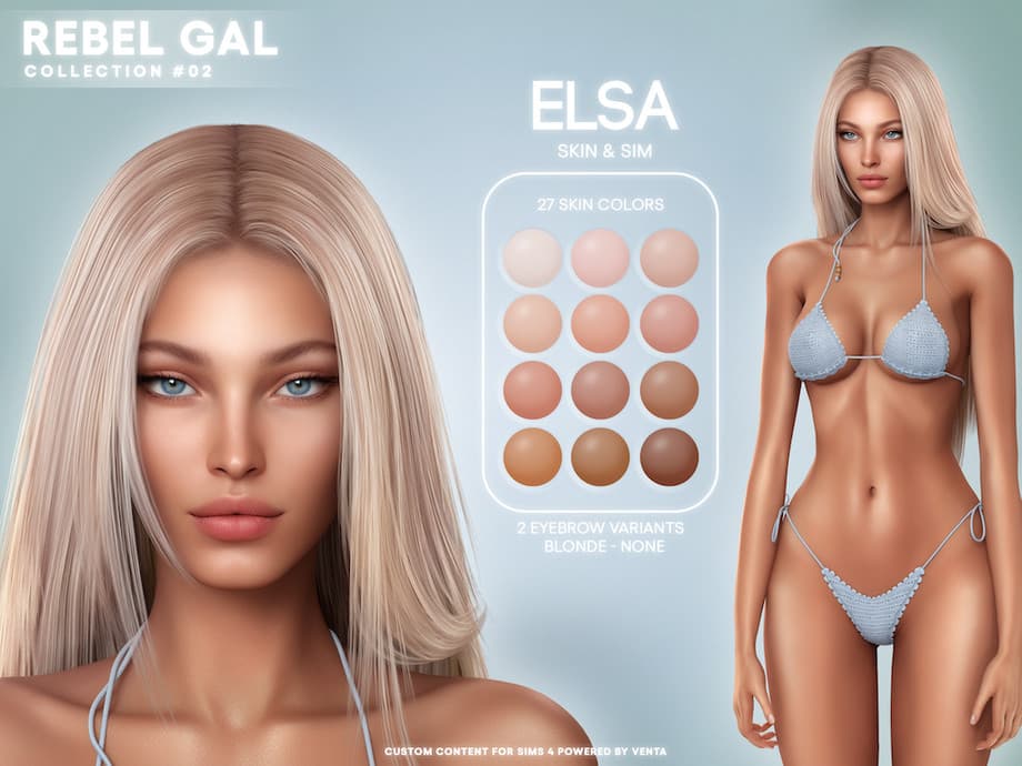 Скинтон Elsa Skin